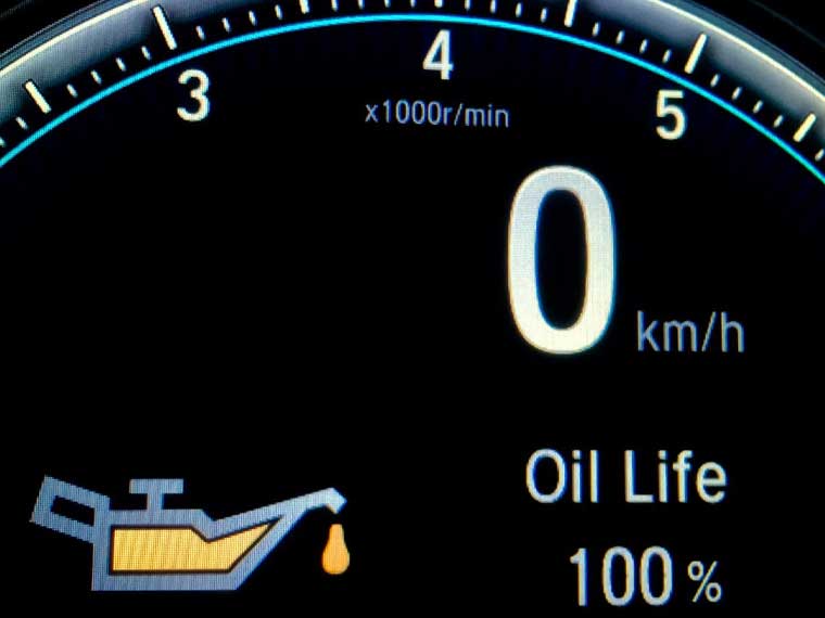 reset oil life Honda Civic