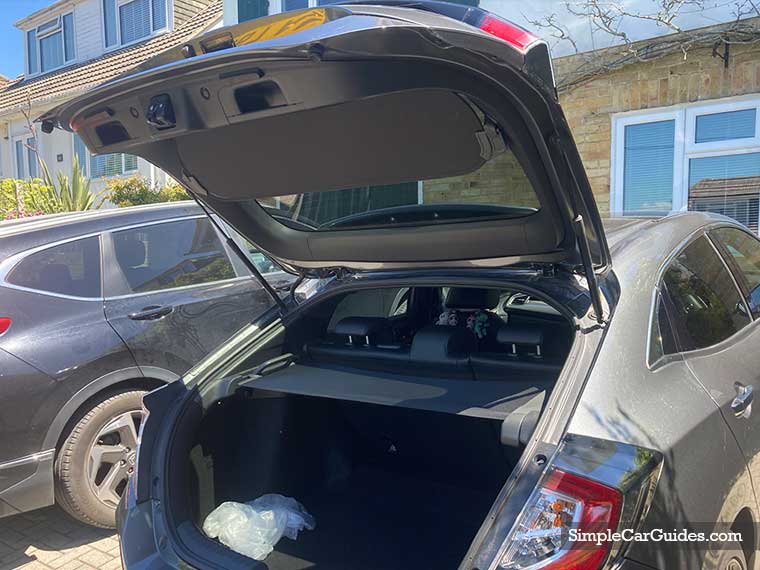 Honda Civic trunk lock jammed