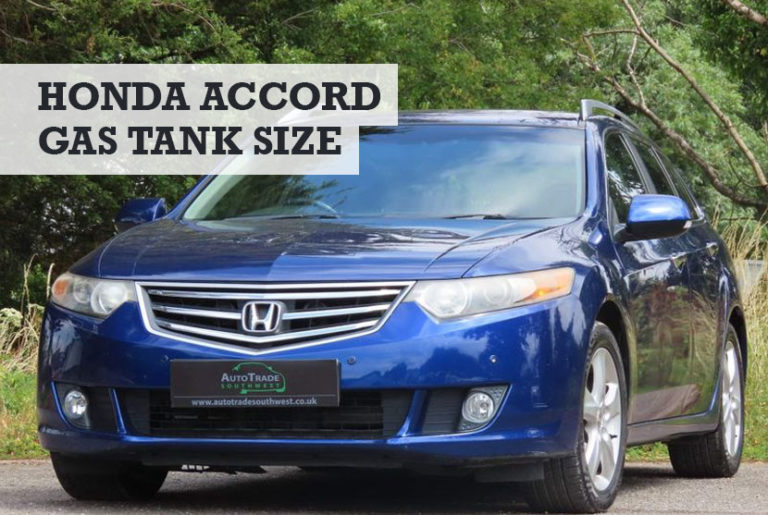 Honda Accord Gas Tank Size Capacity in Gallons & Liters